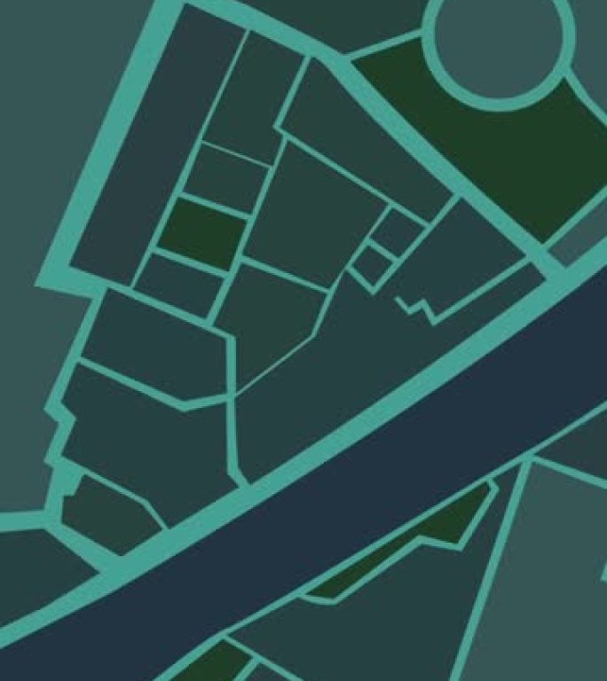 导航动画之夜、导航城市地图GPS导航、本地化之夜动画