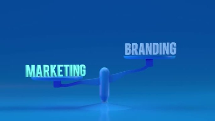营销和品牌权重，平衡，比例循环动画背景