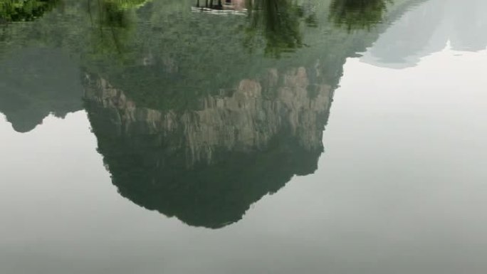 河流反射，中国