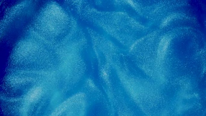 蓝色水液体闪耀抽象背景纹理