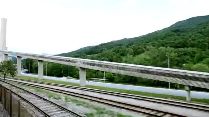 高清剪辑:移动的火车