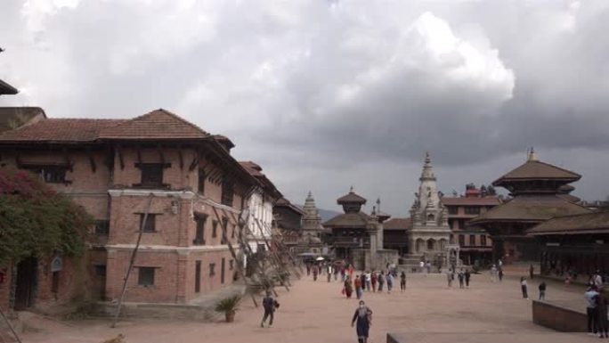 尼泊尔巴克塔普尔杜巴广场世界遗产加德满都谷