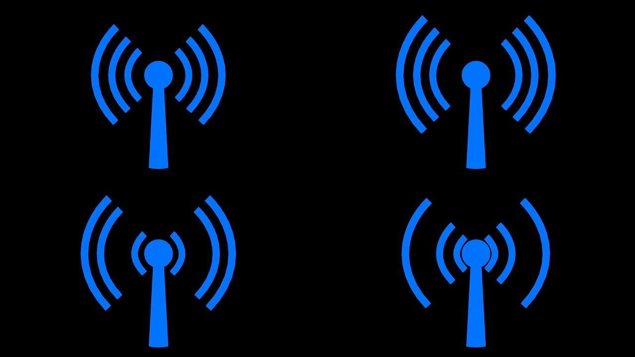 无线网络网络连接图标标志无线网络