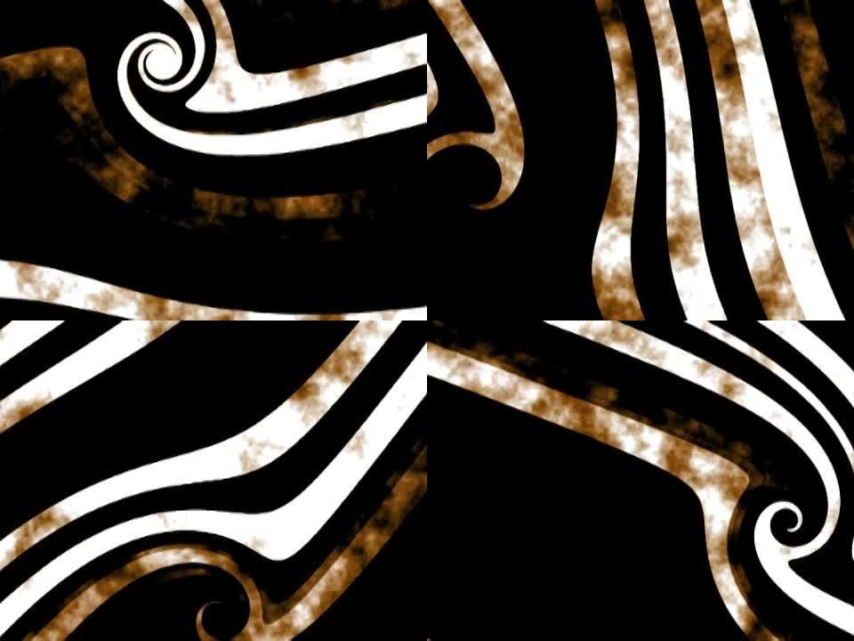 Grunge brown vortex-数字动画