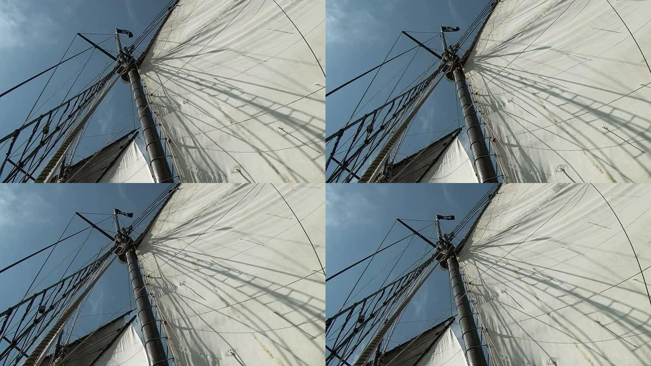 航海船只-帆船桅杆第3部分