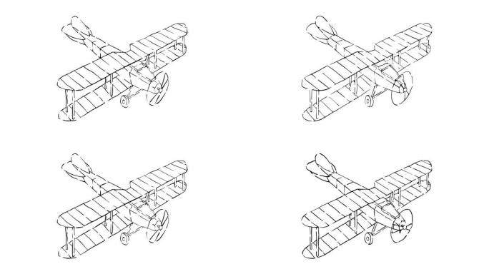 飞机绘图动画