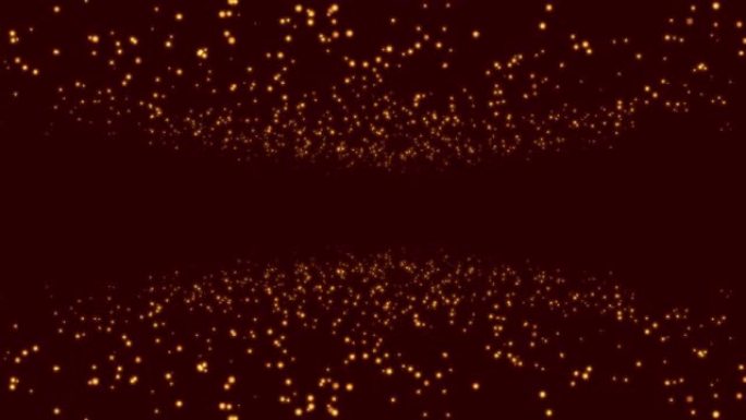 4k抽象魔术闪闪发光的粒子。闪亮的地板粒子星星尘埃。美丽放松背景下的天然漂浮有机颗粒。