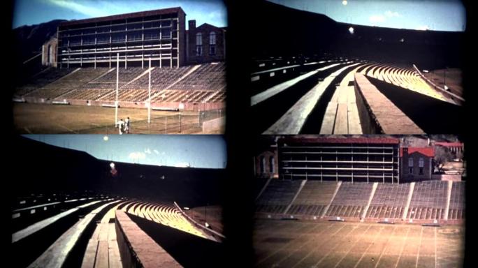 (20世纪60年代8毫米年份) 科罗拉多大学博尔德分校旧体育场射门