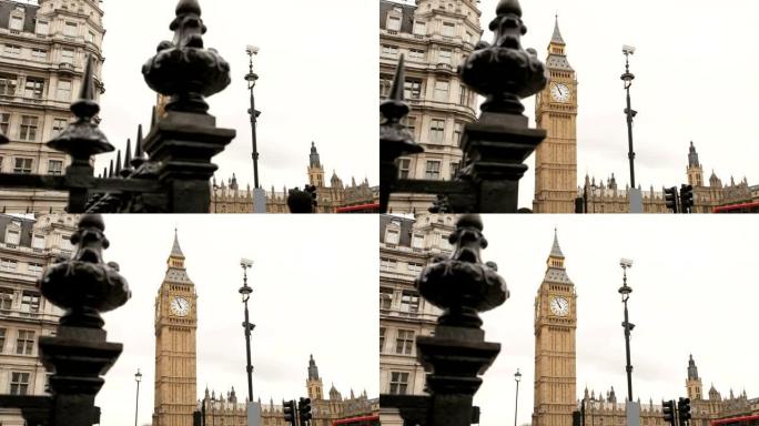 伦敦的大本钟钟楼