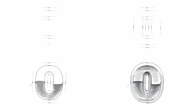 3d金属人物素描-0