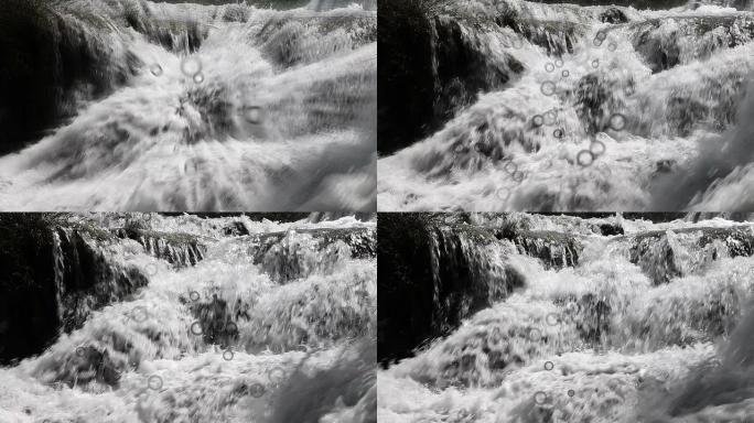 克尔卡河上的瀑布