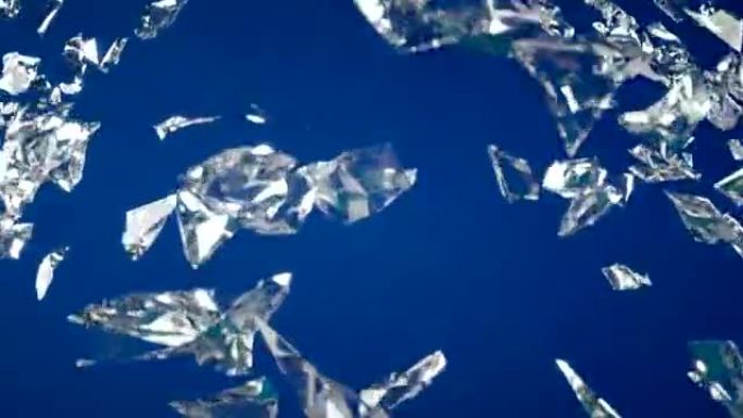 慢动作玻璃瓶破碎破碎