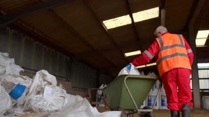 农业回收堆放散装袋再利用节约成本