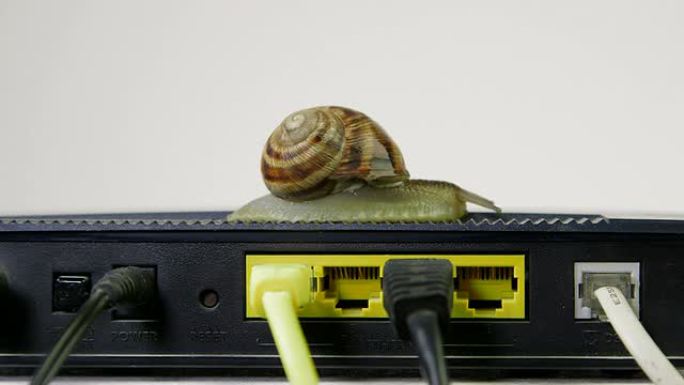 互联网连接缓慢