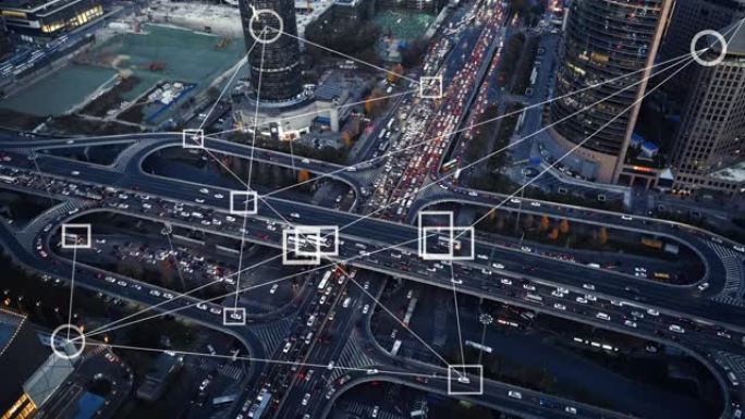 未来智能交通智慧交通城市数据交通信息化科