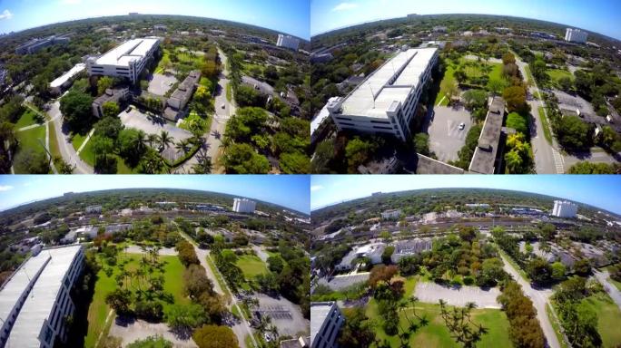 迈阿密空中无人机视频迈阿密大学