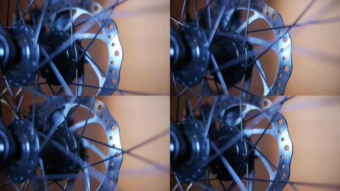 自行车轮毂和盘式制动器慢速