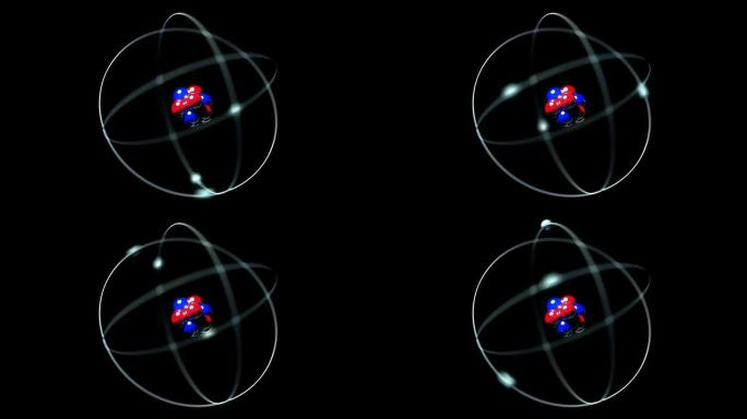 原子单核质子中子电子回路