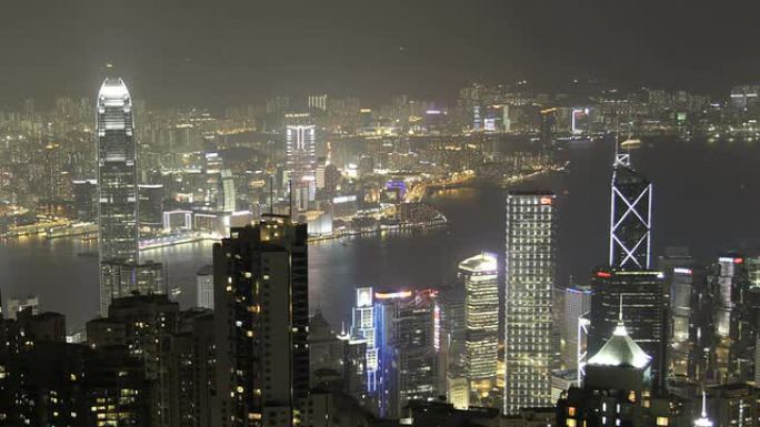 香港宏伟的高层建筑