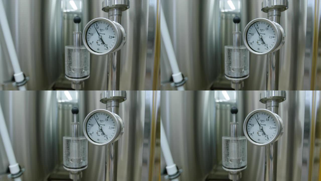 工艺啤酒厂啤酒发酵罐压力表