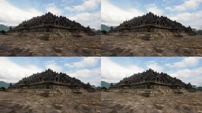 印度尼西亚爪哇的婆罗浮屠纪念碑