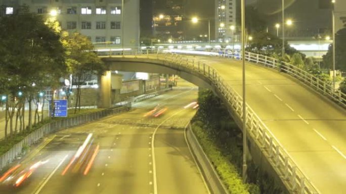 香港高速公路时间流逝