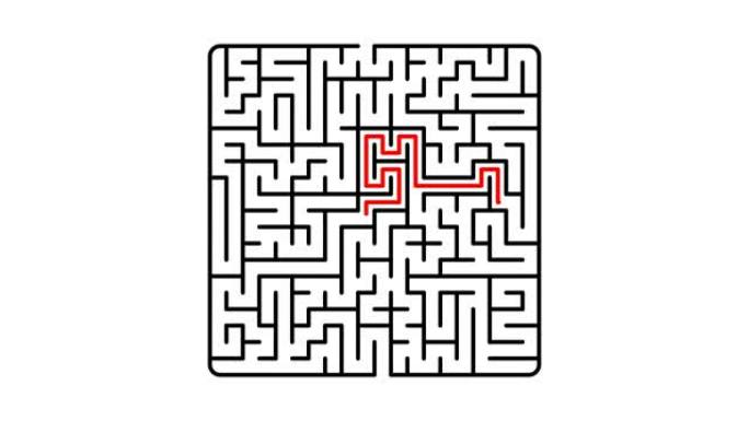 动画红线穿过迷宫。做出正确的决定。商业上的成功。在危机时期做出艰难的决定。智力开发的谜题和游戏。循环