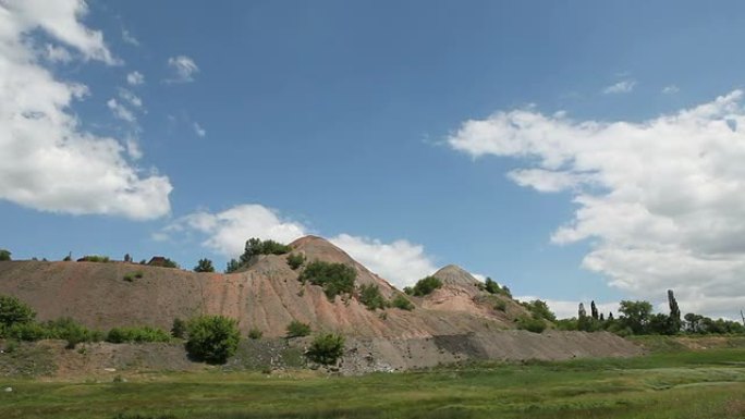 矿山。乌克兰顿涅茨克煤炭企业