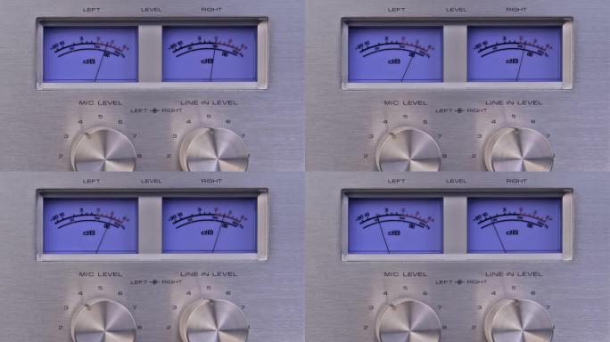 模拟音量单位仪表VU仪表音频盒式磁带