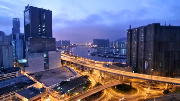 香港荃湾黎明。