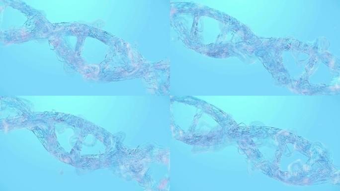 DNA分子结构脱氧核糖核酸视频素材