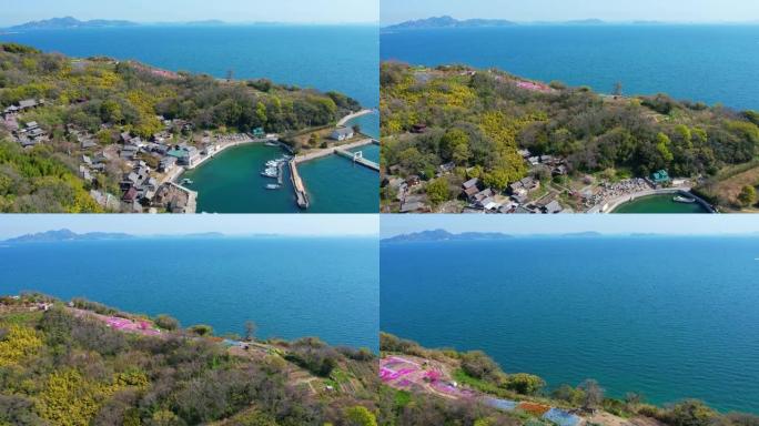 香川县Mitoyo市Takuma-cho的Shishijima岛上受欢迎的旅游目的地花园