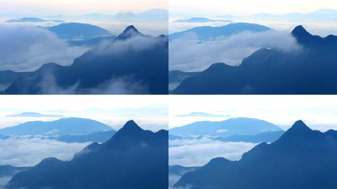 “Phu Chi Fah” 山的薄雾之海