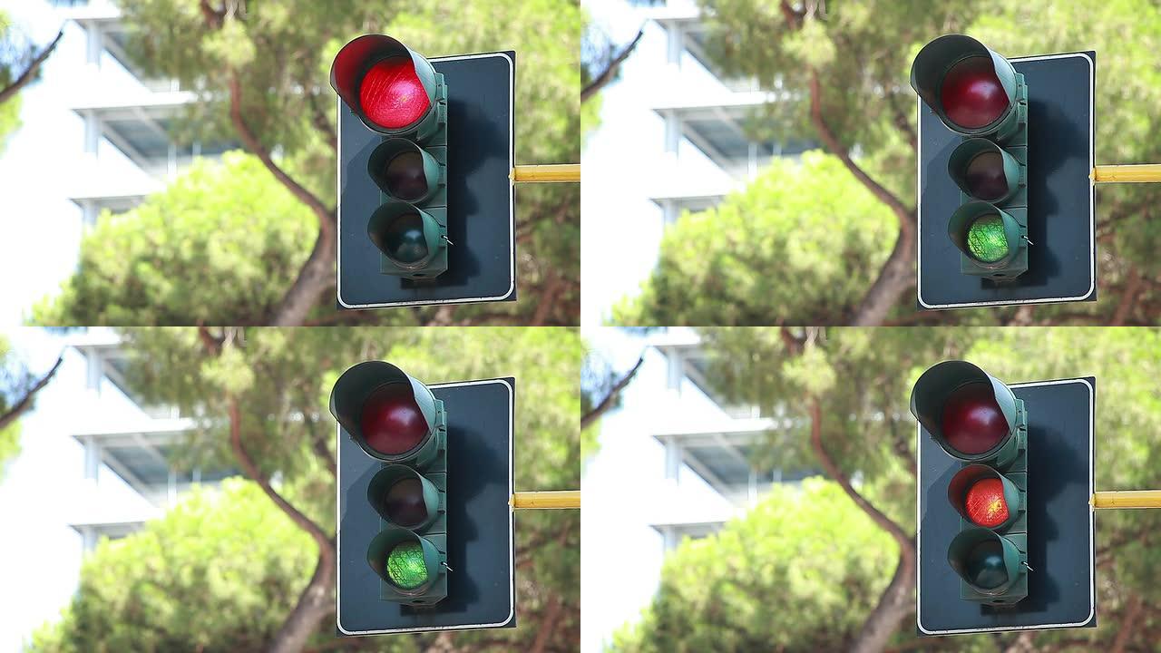信号量-交通灯