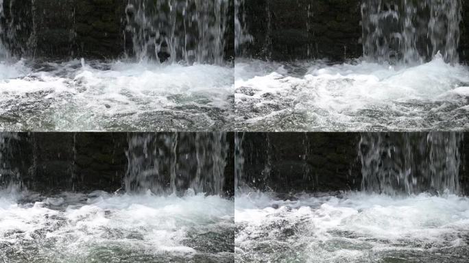 保加利亚贝拉西萨山疯狂玛丽河的瀑布