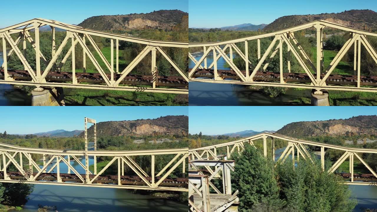 智利马乌莱河上的铁路桥