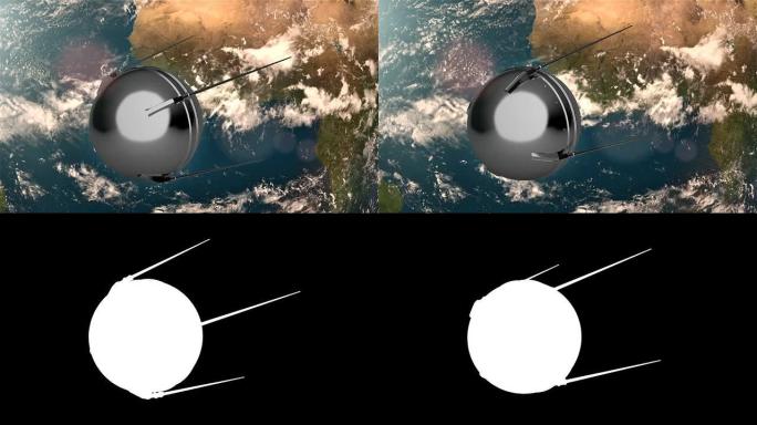 第一颗苏联太空卫星使用alpha通道飞越地球