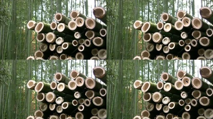 切割竹木