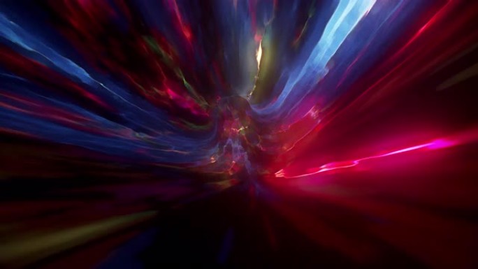 能量流暖孔3d彩色隧道时间旅行vj环路迷幻黑洞