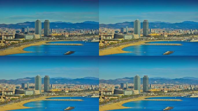 西班牙巴塞罗那: 巴塞罗那海滩