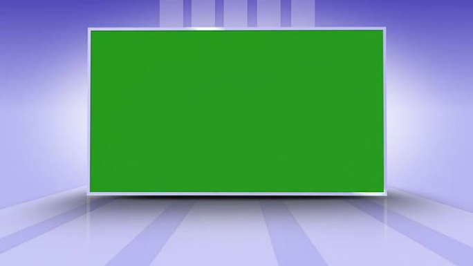 绿色屏幕监视器和蓝色线