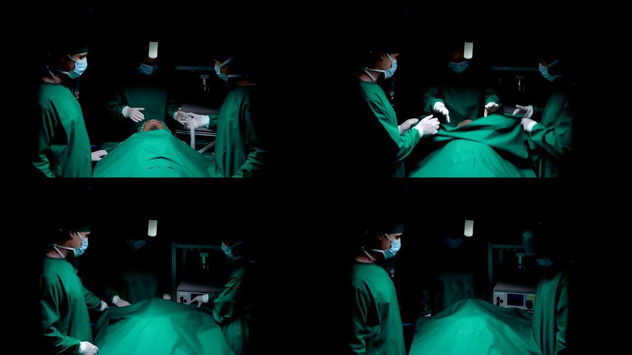 4K，医生取下覆盖患者口鼻的氧气面罩，拉出覆盖患者头部的布，患者睡觉后在手术室死亡。
