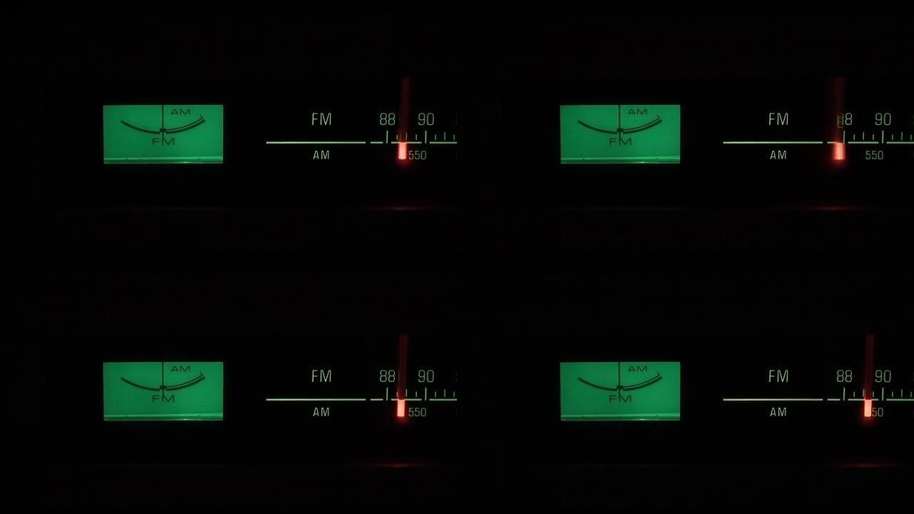 收音机接收器调频拨盘面板