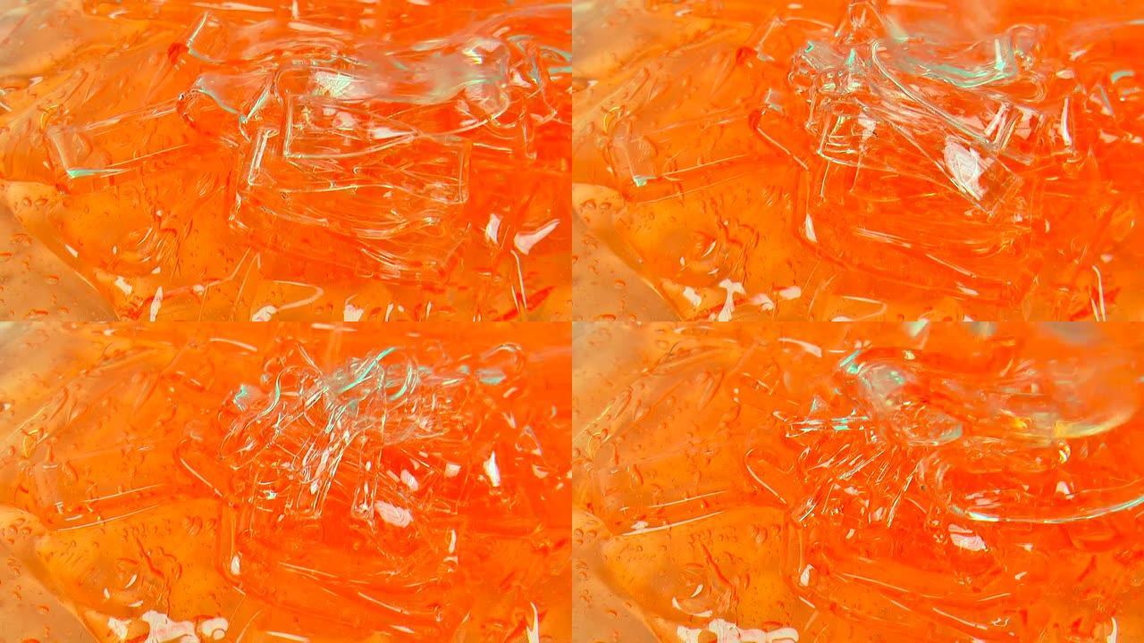 橙色凝胶液