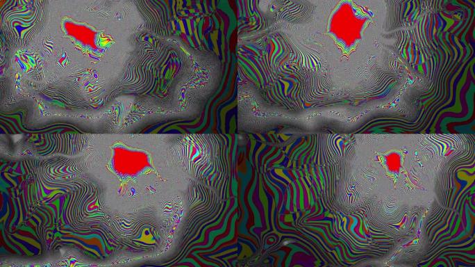 假色斑马纹彩色rgb噪声催眠背景