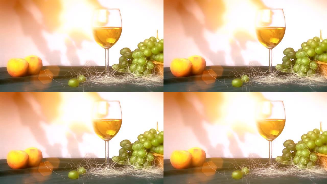 葡萄酒和水果组合物4