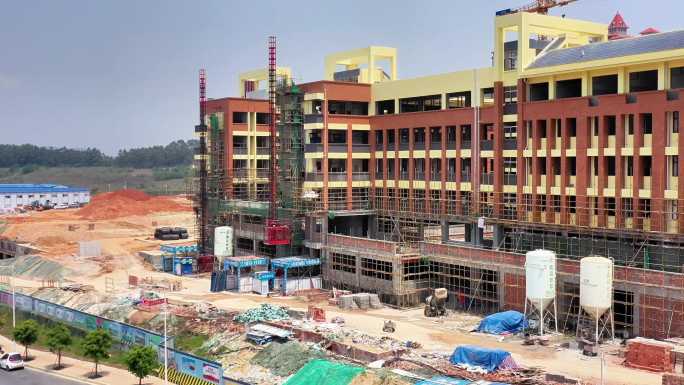 建设中的南宁翠竹路实验学校