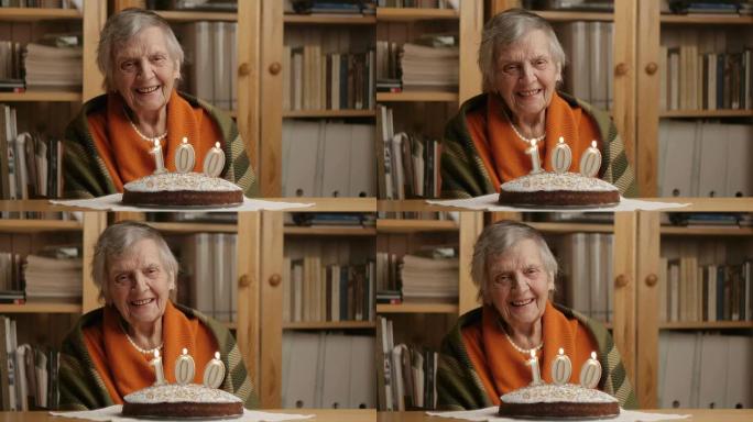 祖母的100岁生日-笑