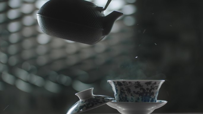 盖碗茶 茶杯意境 沏茶 茶文化
