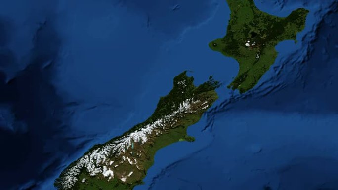 来自太空的新西兰